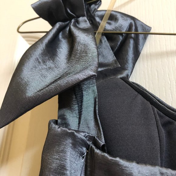 One shoulder silver and sequin dress - Picture 8 of 14